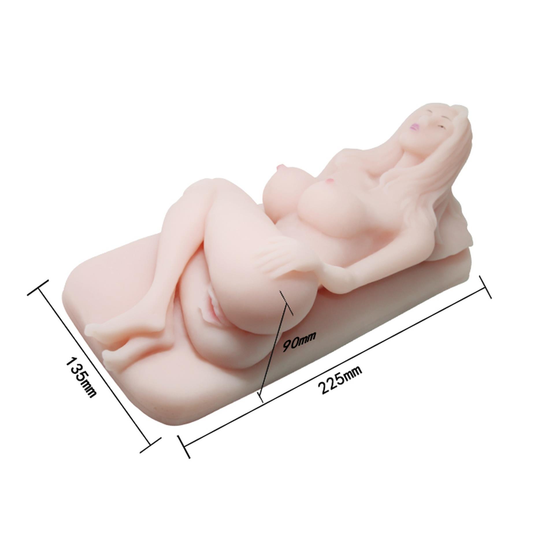 BAILE - Masturbator toy, TPR, double vibrating egg with voice, 3AAA batteries